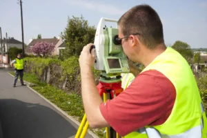 Géoréférencement avec une station totale robotisée